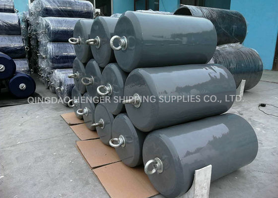 Kualitas ISO 17357 Certified Marine-Grade EVA Foam Filled Fender with Customizable Density 70-110 kg/m³ for Vessel Protection Pabrik
