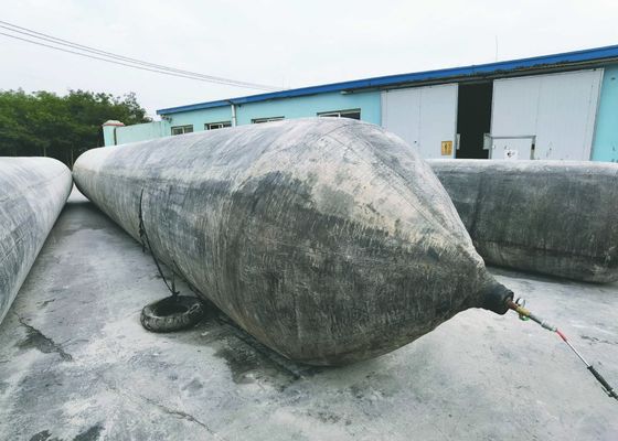 Kualitas ISO 14409:2011 Airbag Peluncuran Kapal Bersertifikat dengan Umur 6-10 Tahun dan Jangkauan Diameter 0,8m hingga 3,0m untuk Aplikasi Laut pabrik
