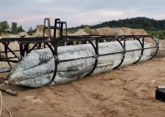 Kualitas Marine Rubber Airbag with 4-12 Layered Construction and Repair Kit Included for 0.8-4.0m Diameter Applications pabrik