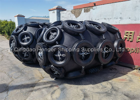 Kualitas 50kpa Inflatable Rubber Fender for Ship Docking 24 Months Shelf Life pabrik